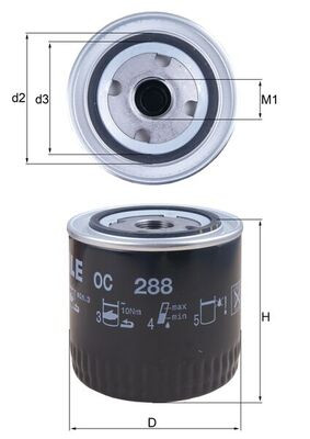 Knecht 288 oil filter for - knecht,