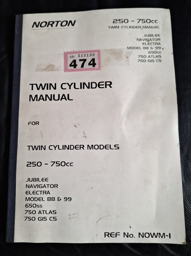 Norton twin cylinder e - twin, o.e