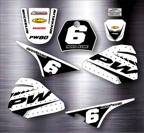 Yamaha white graphics - 80,