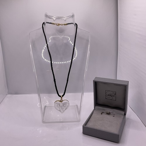 Lalique crystal entwined heart - lalique,