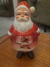 Vintage Mid Century Father Christmas Snow Globe