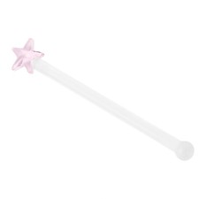  5 Pcs Juice Stirring Stick Glass Swizzle Sticks Beverage Mixing for Cocktails