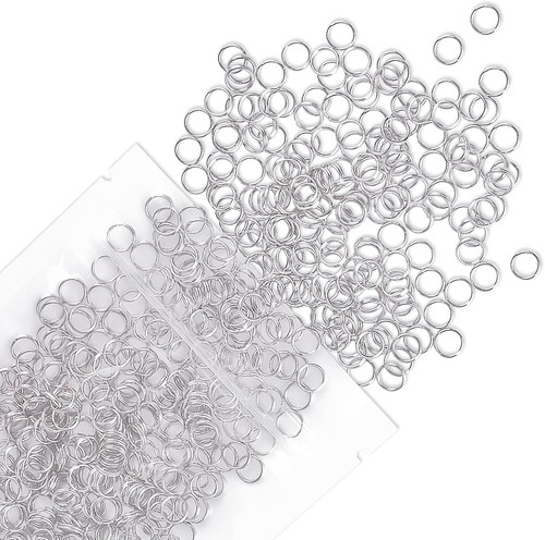 Metal split jump rings - 6,
