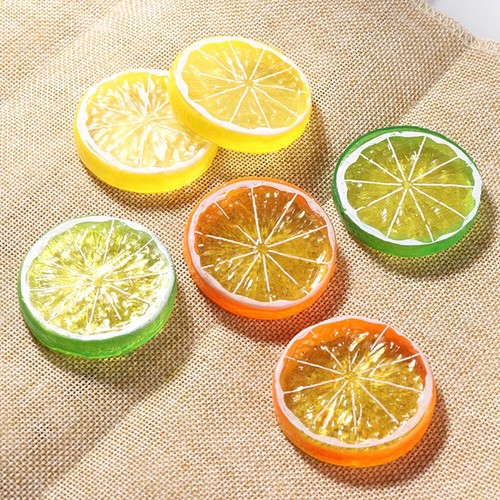 10x artificial plastic lemon - artificial,