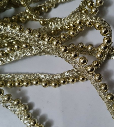 Yard gold beads - ,