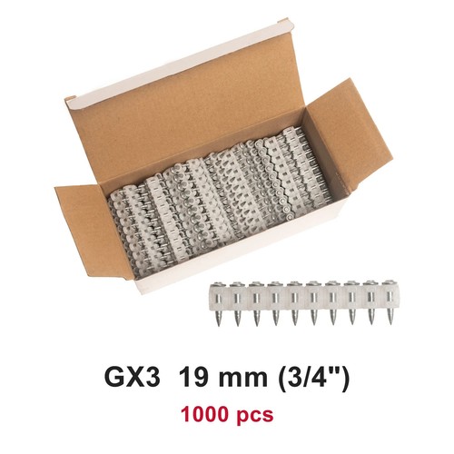 1000x collated concrete nails - concrete,
