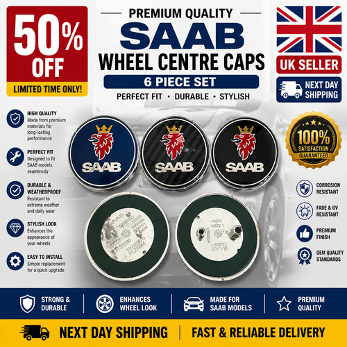 Saab badge 5 - 9-3,9-5, set