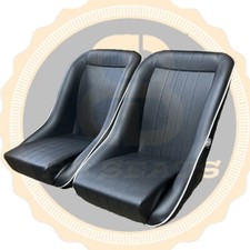 Pair BB1 WHITE Piping Clubman