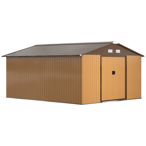 Outsunny 11ft garden - 11ft, shed