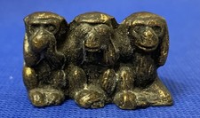 VTG Brass 3 Wise Monkeys Hear