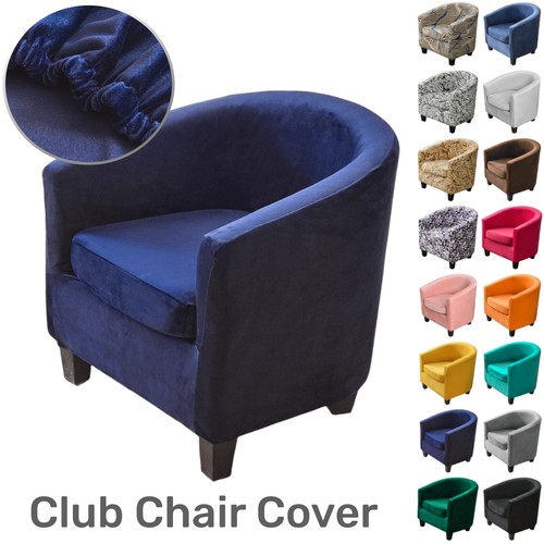 Plush velvet tub chair - velvet,