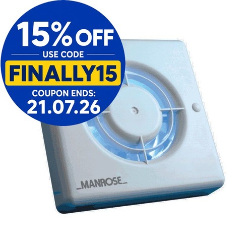 Manrose extractor fan toilet - manrose,