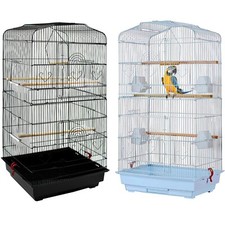 Large Metal Bird Cage for Budgie Parakeet Canary Cockatiel Finch or Lovebird