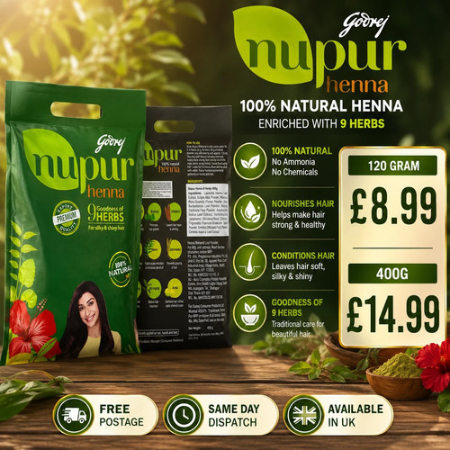 Godrej nupur henna powder - godrej,