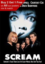 Scream 1996 Teaser Poster A5
