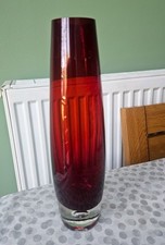 Vintage Swedish Red Glass