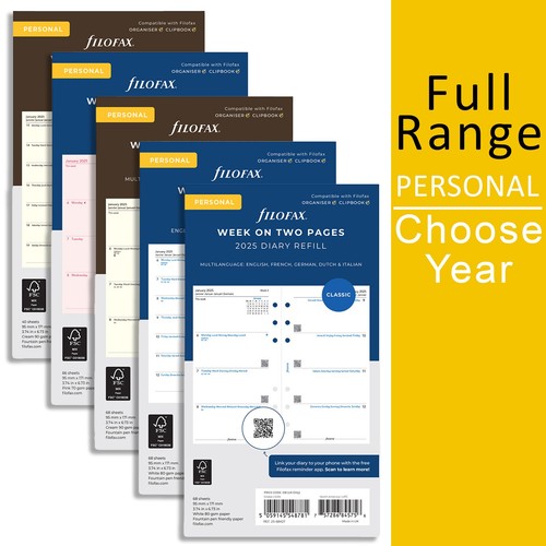Filofax personal diary refill - filofax,