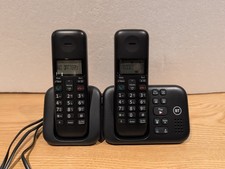 BT Home Phone Answering Machine Two Handsets Model BT3960 Boxed Working VGC