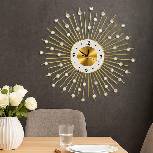Modern metal diamond - diamond, clock