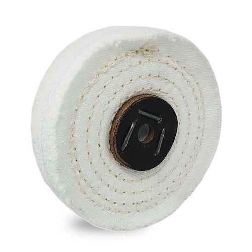 White close stitch - white, polishing
