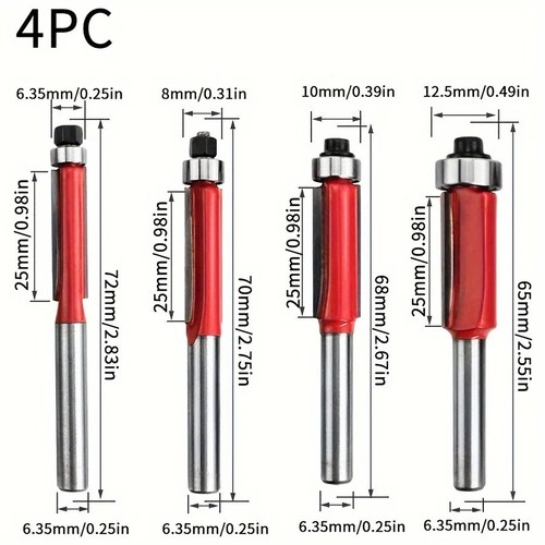 4pcs shank top - uk, 1/4''