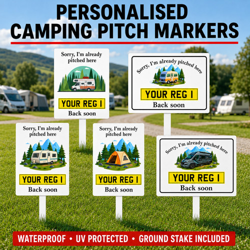 Campervan pitch marker - , lawn