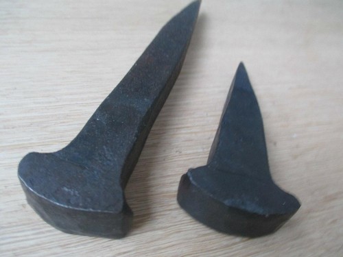 Rustic iron nail hook - nail,