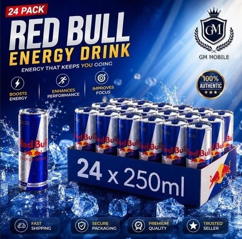 Red bull energy - red, drink