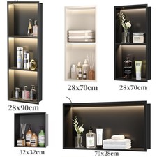 Stainless steel shower niche - stainless,