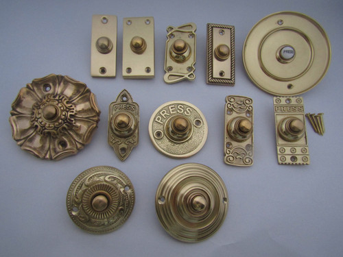 Solid brass door bell - solid,