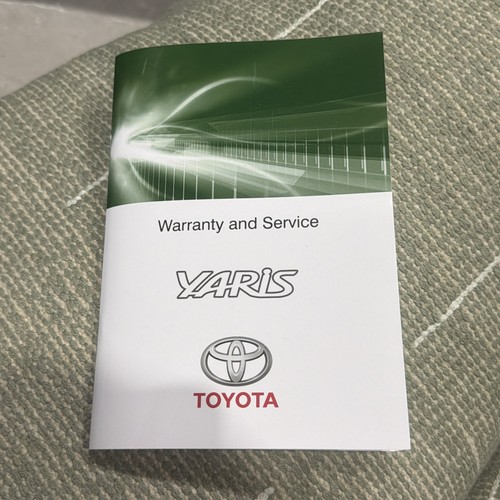 Toyota yaris service log book - toyota,