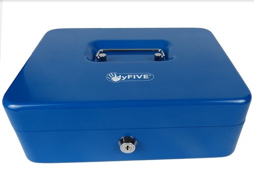 Hyfive petty cash money box - money, 6"