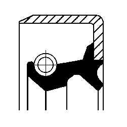Corteco 01019151b shaft - shaft, seal