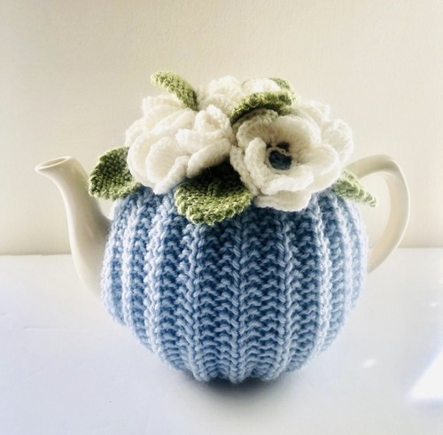 Gorgeous hand knitted tea - knitted,