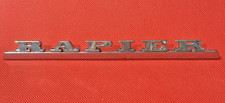 SUNBEAM  RAPIER -  METAL CAR BADGE /  EMBLEM - 195 X 17 MM