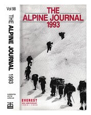 MERZ, JOHANNA [HERAUSGEBER] Das Alpine Journal 1993: Inklusive Des Journals
