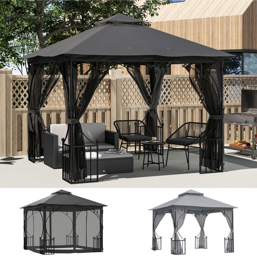 Metal gazebo pavilion - x,
