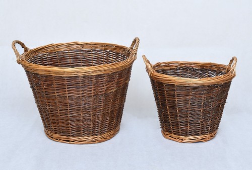 Set two round wicker weave - round,