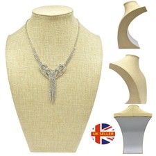 Large Necklace Stand Display Mannequin Jewellery Neck Model Shelf Hard New Tall