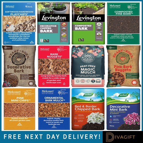 Bark chippings huge litre - bark,