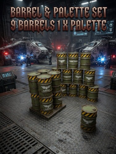 Wargaming terrain barrels - wargaming,