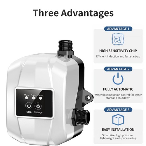 New 150w smart shower pump - new,