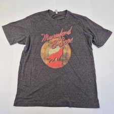 MUMFORD & SONS T-Shirt XL Grey Men's Graphic Tour 2013 Music Tee Vintage