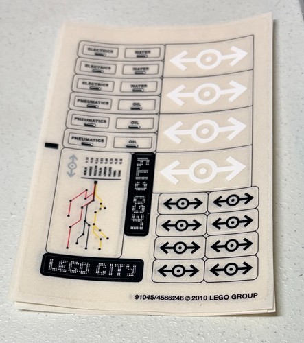 Lego sticker sheet - lego,