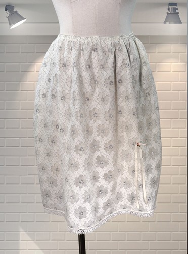 Vintage white sparkly - white,