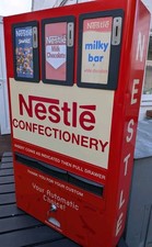 Nestle Milk Chocolate Milky Bar – 3 Column Retro Vending Machine Mancave Vintage