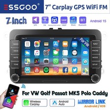 Android 15 For VW Golf MK5 Polo Passat Jetta CarPlay Car Stereo FM Radio BT 32GB
