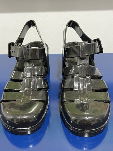 Juju black jelly - black, sandals