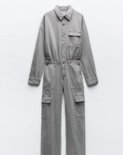 ZARA TRF Faded-Effect Denim