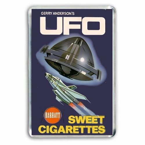 Retro sci ufo skydiver - retro,